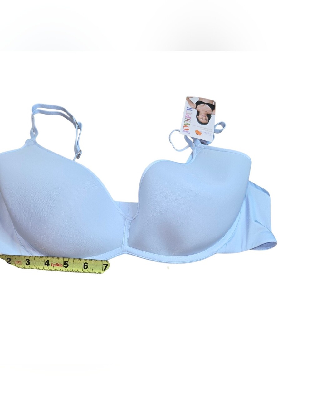 Light Blue T-Shirt Bra - Smooth Molded Cups - Picture 2 of 7